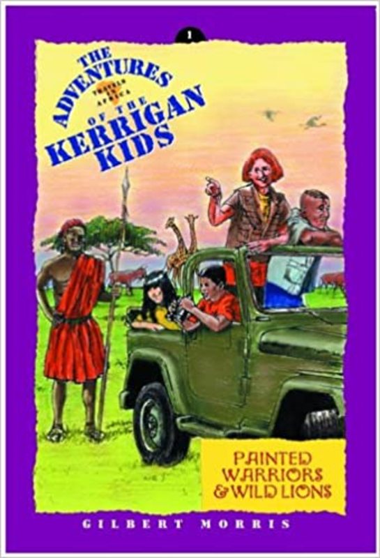 Book cover for "Painted Warriors and Wild Lions" by Gilbert Morris