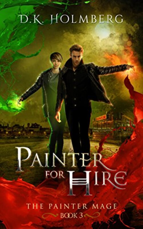 Book cover for "Painter For Hire" by DK Holmberg