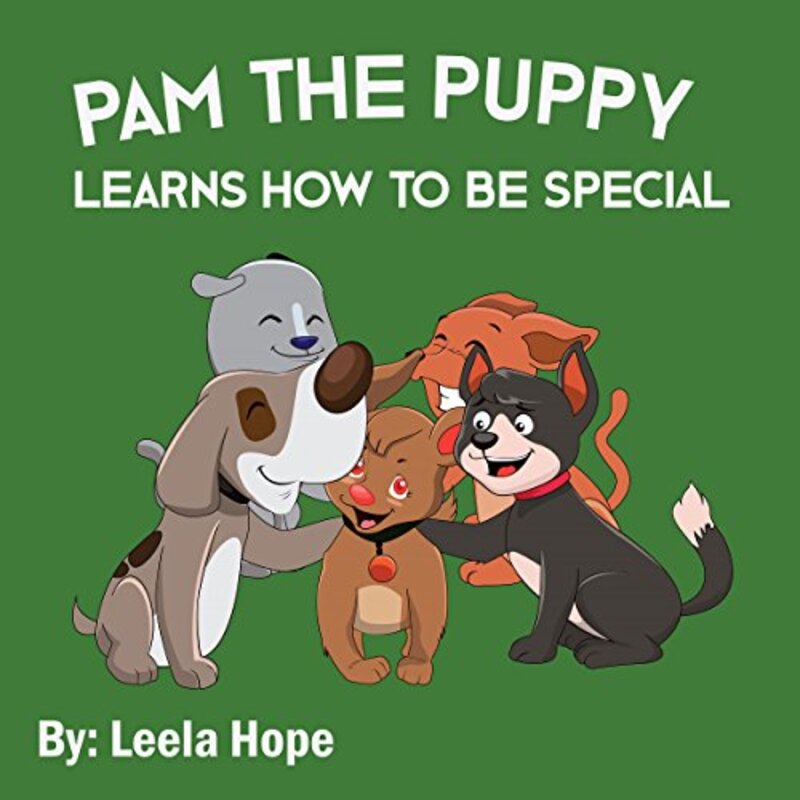 Book cover for "Pam the Puppy Learns How to Be Special" by Leela Hope