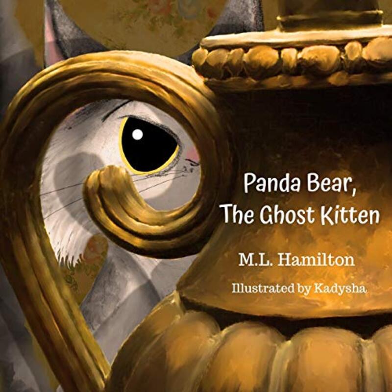 Book cover for "Panda Bear, the Ghost Kitten" by ML Hamilton