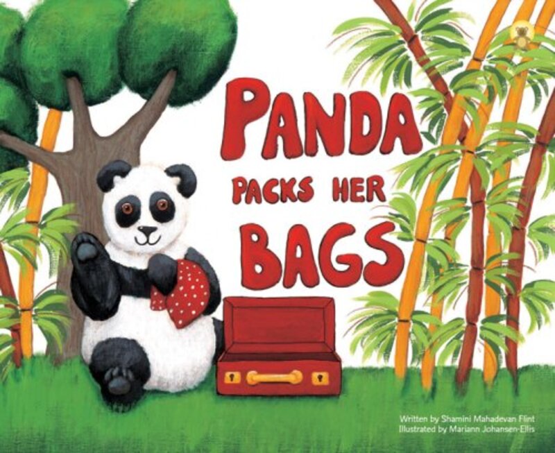 Book cover for "Panda Packs Her Bags" by Shamini Flint