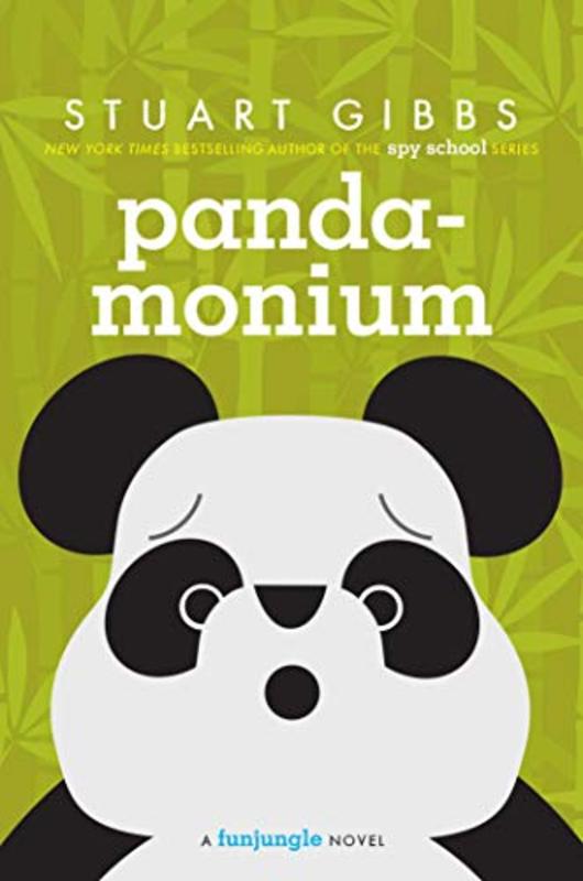 Book cover for "Panda-monium" by Stuart Gibbs