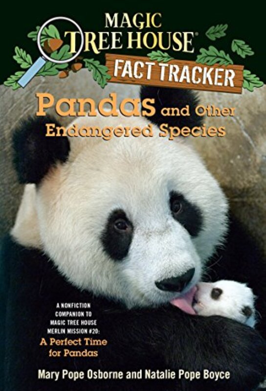 Book cover for "Pandas and Other Endangered Species" by Mary Pope Osborne