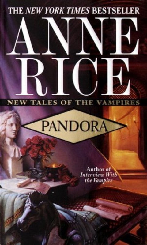 Book cover for "Pandora" by Anne Rice