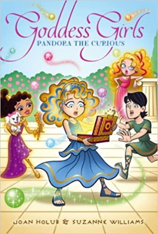 Book cover for "Pandora the Curious" by Suzanne Williams