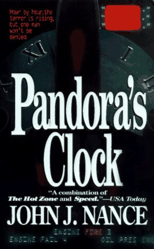 Book cover for "Pandora's Clock" by John J Nance
