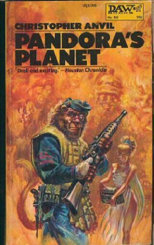 Book cover for "Pandora's Planet" by Christopher Anvil