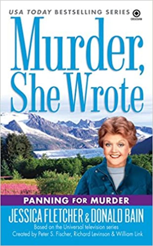 Book cover for "Panning for Murder" by Jessica Fletcher