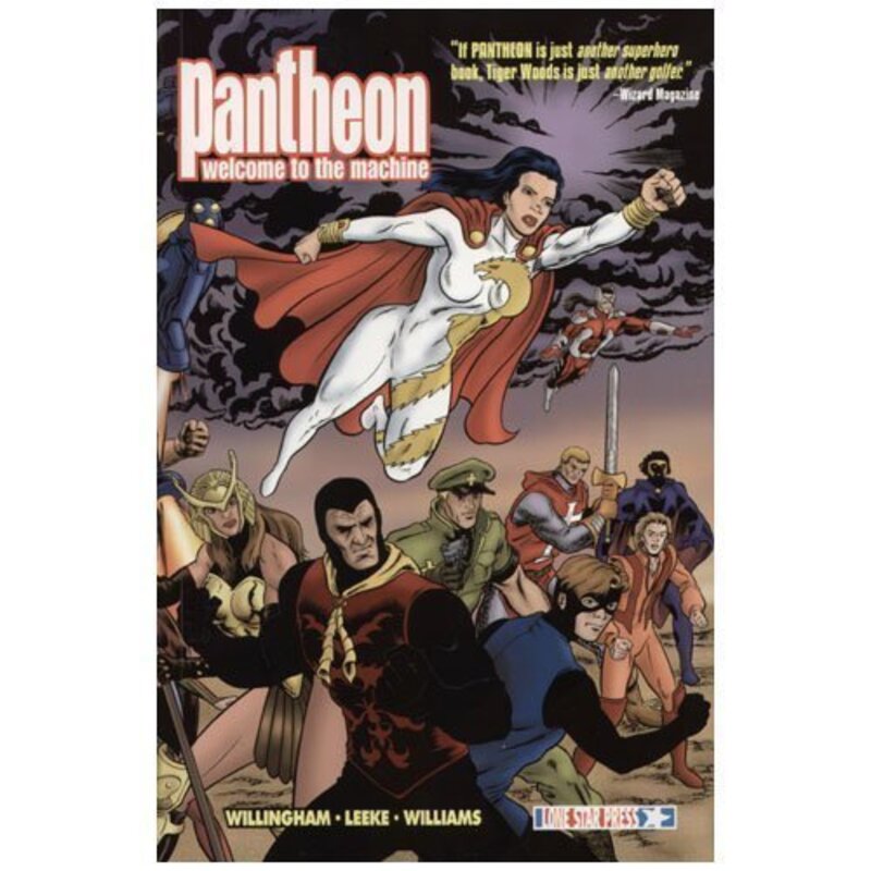 Book cover for "Pantheon" by Bill Willingham