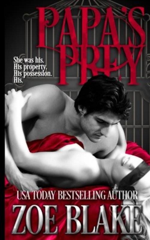 Book cover for "Papa's Prey" by Zoe Blake