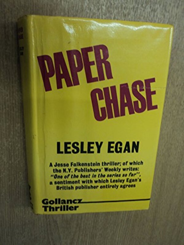 Book cover for "Paper Chase" by Dell Shannon