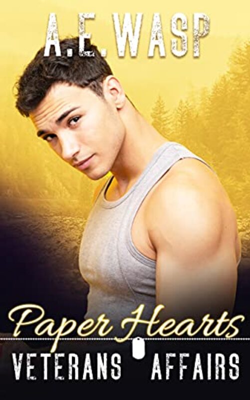 Book cover for "Paper Hearts" by AE Wasp