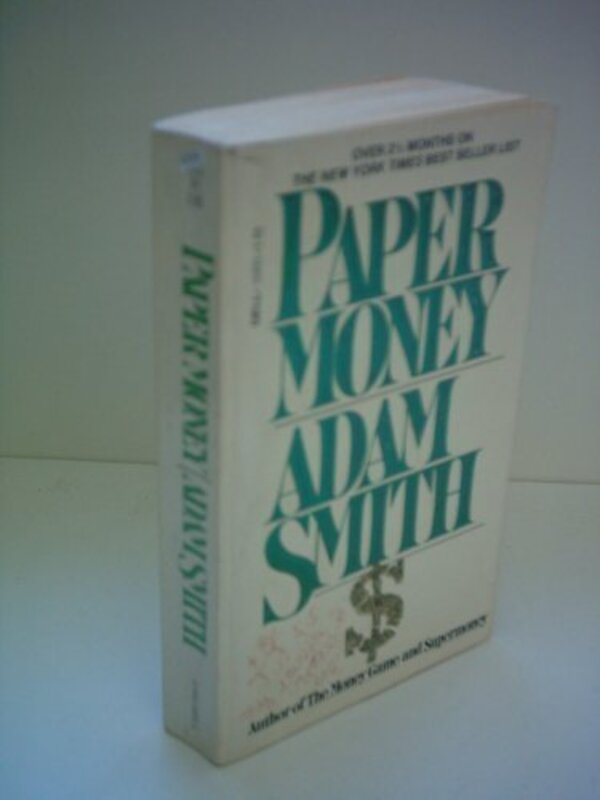 Book cover for "Paper Money" by Adam Smith