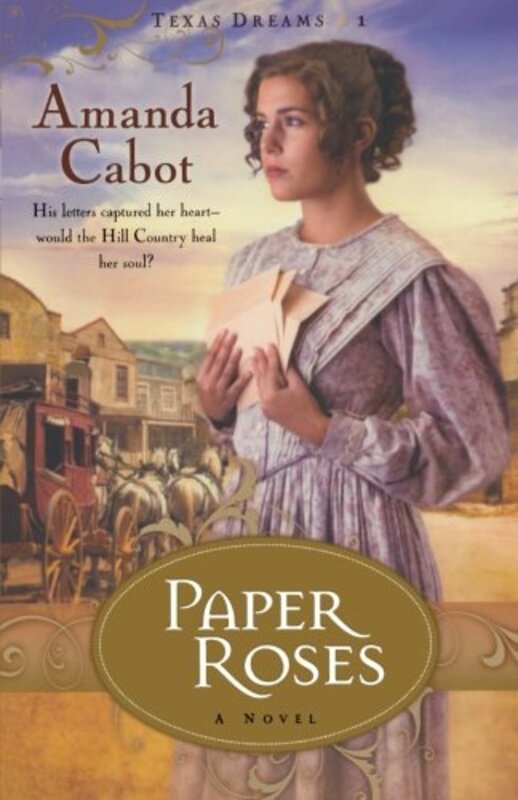 Book cover for "Paper Roses" by Amanda Cabot