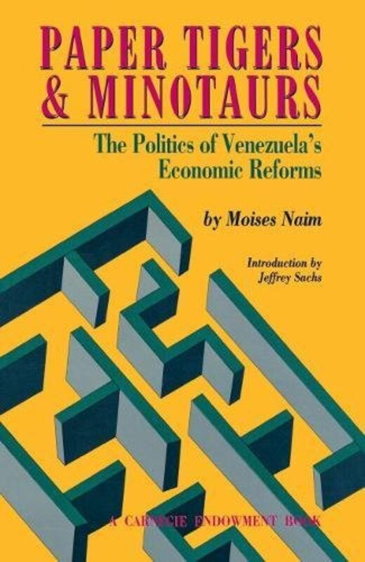 Book cover for "Paper Tigers and Minotaurs" by Moises Naim