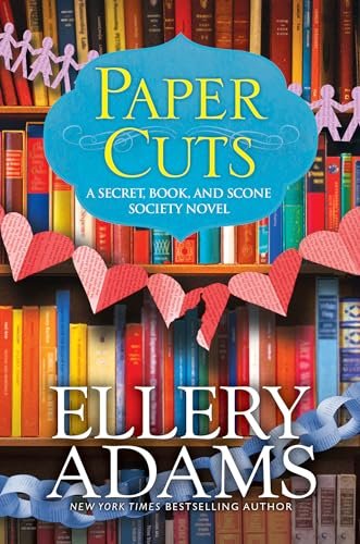 Book cover for "Paper Cuts" by Ellery Adams