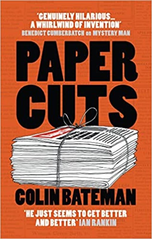 Book cover for "Papercuts" by Colin Bateman