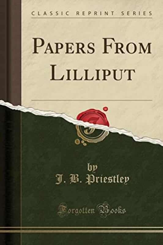 Book cover for "Papers from Lilliput" by JB Priestley