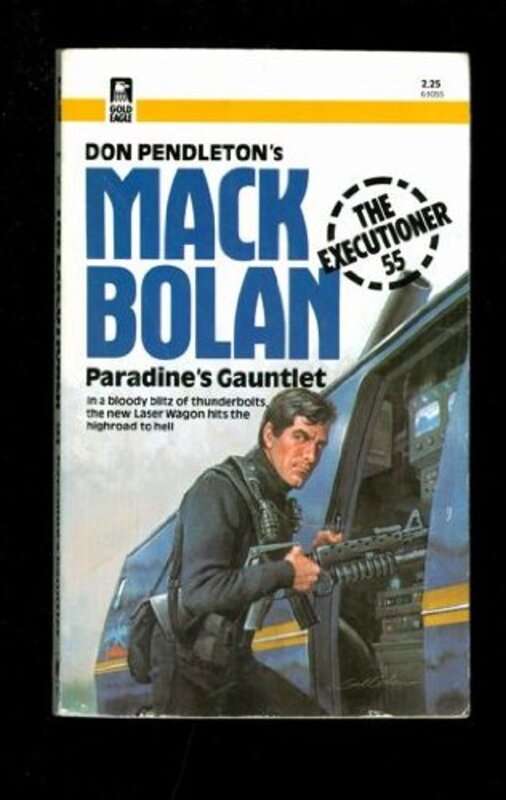 Book cover for "Paradine's Gauntlet" by Don Pendleton