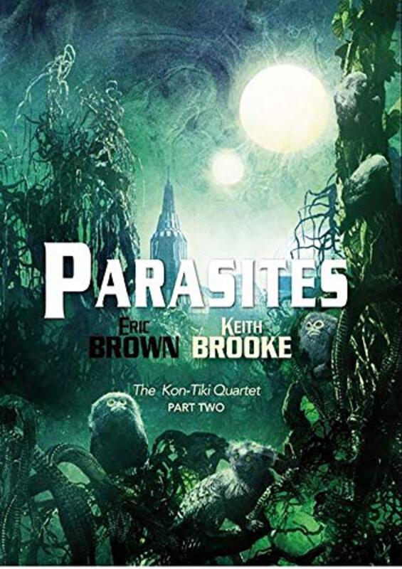 Book cover for "Parasites" by Eric Brown