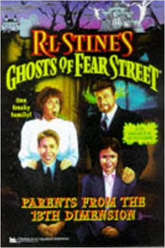 Book cover for "Parents from the 13th Dimension" by R.L. Stine