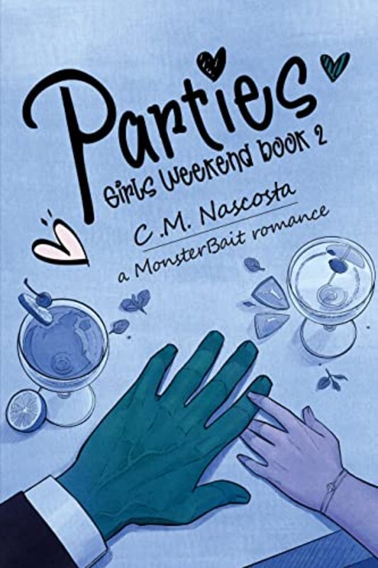 Book cover for "Parties" by CM Nascosta