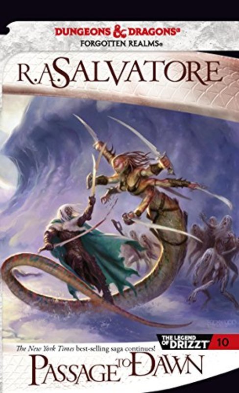 Book cover for "Passage to Dawn" by RA Salvatore