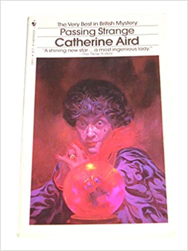 Book cover for "Passing Strange" by Catherine Aird