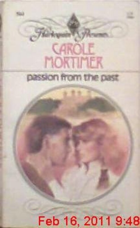 Book cover for "Passion from the Past" by Carole Mortimer