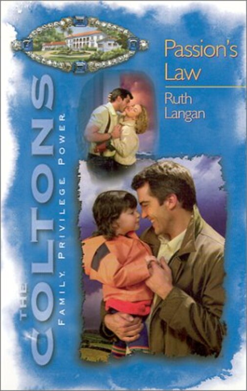 Book cover for "Passion\'s Law" by Ruth Langan