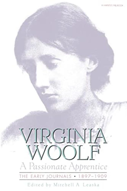 Book cover for "Passionate Apprentice" by Virginia Woolf