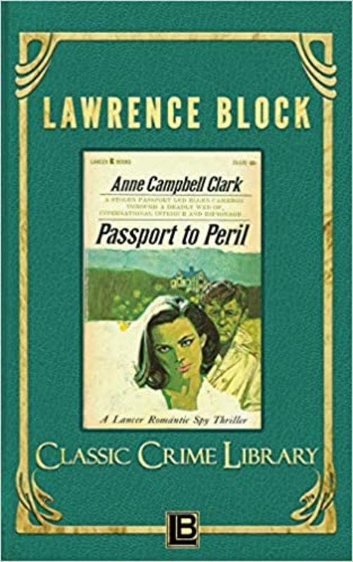 Book cover for "Passport to Peril" by Lawrence Block