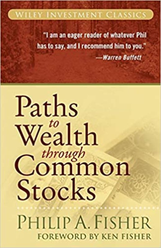 Book cover for "Paths to Wealth Through Common Stocks" by Philip A. Fisher