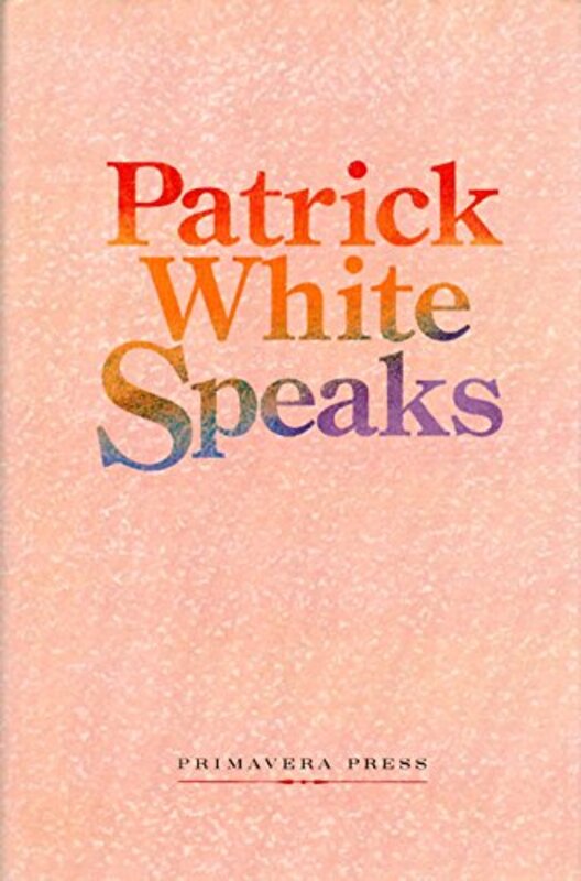 Patrick White book cover