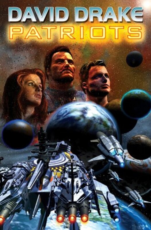 Book cover for "Patriots" by David Drake