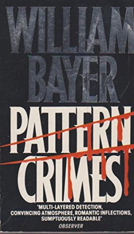Book cover for "Pattern Crimes" by William Bayer