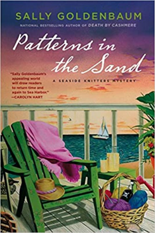 Book cover for "Patterns in the Sand" by Sally Goldenbaum