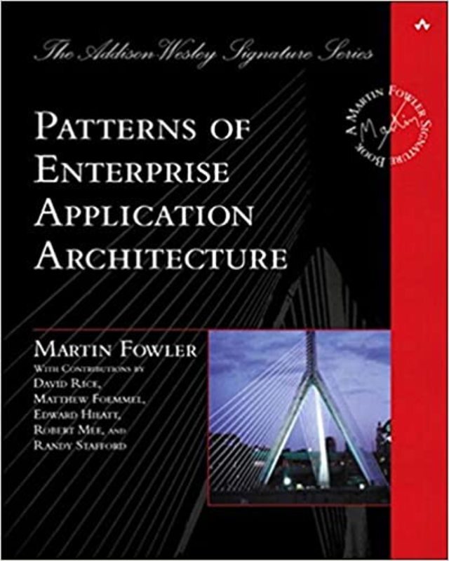 Book cover for "Patterns of Enterprise Application Architecture" by Martin Fowler