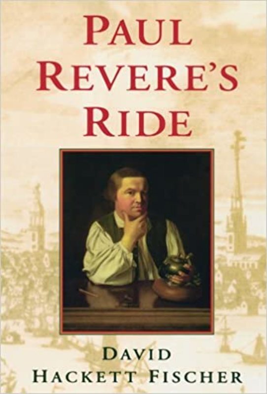 Book cover for "Paul Revere's Ride" by David Hackett Fischer