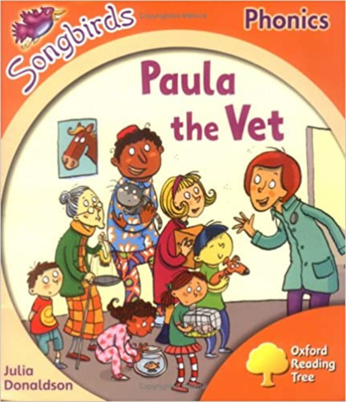 Book cover for "Paula the Vet" by Julia Donaldson