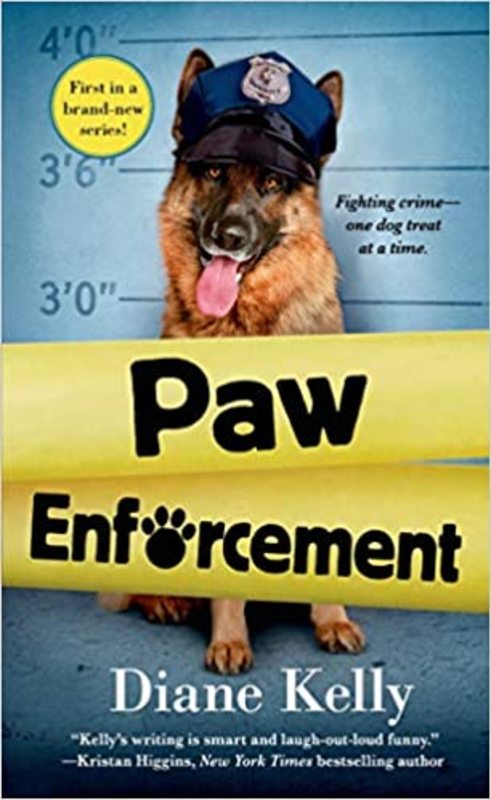 Book cover for "Paw Enforcement" by Diane Kelly
