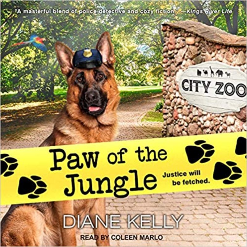 Book cover for "Paw of the Jungle" by Diane Kelly