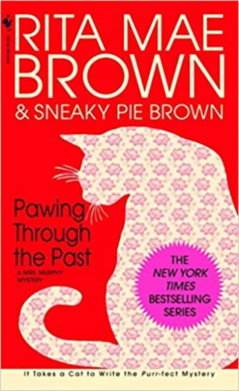 Book cover for "Pawing Through the Past" by Rita Mae Brown