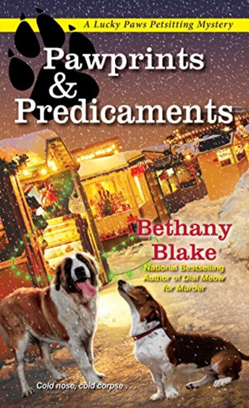 Book cover for "Pawprints and Predicaments" by Bethany Blake