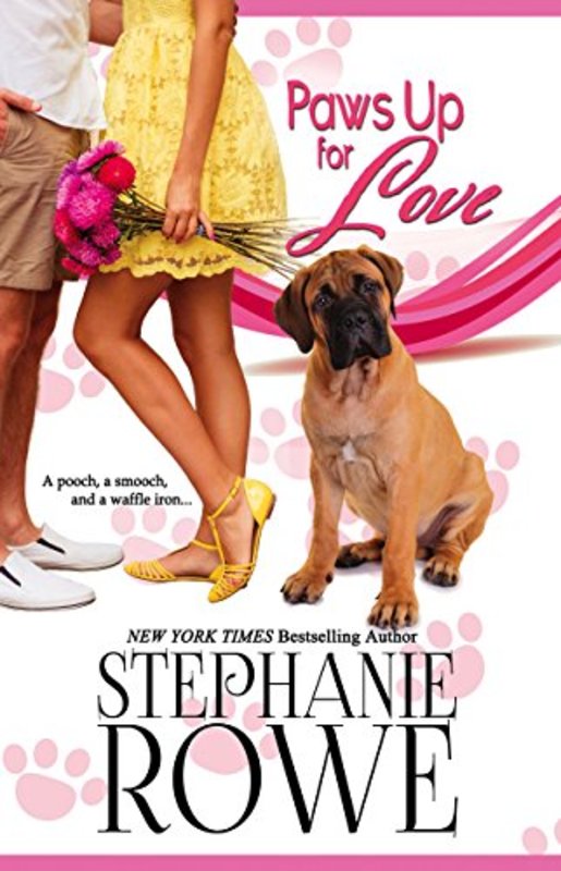 Book cover for "Paws Up for Love" by Stephanie Rowe