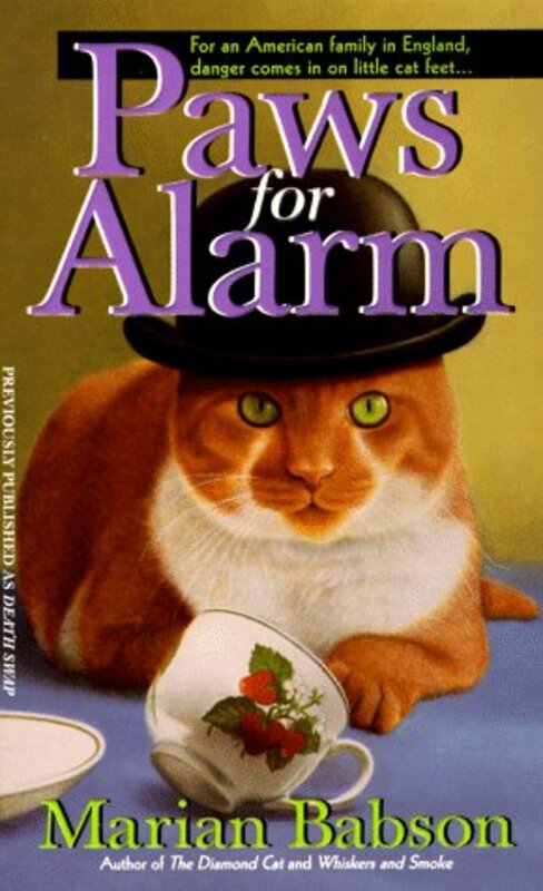 Book cover for "Paws for Alarm" by Marian Babson