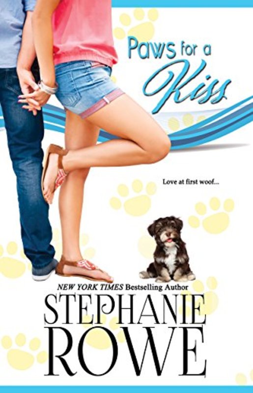 Book cover for "Paws for a Kiss" by Stephanie Rowe