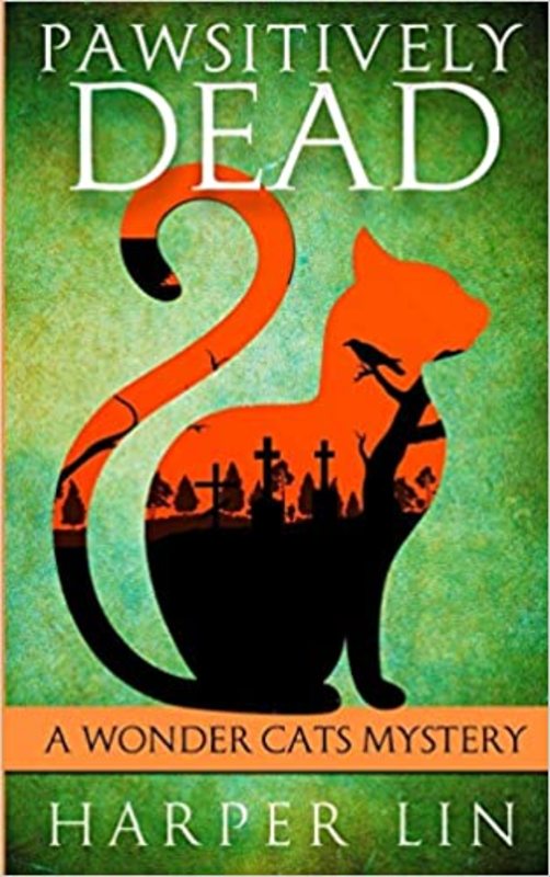 Book cover for "Pawsitively Dead" by Harper Lin