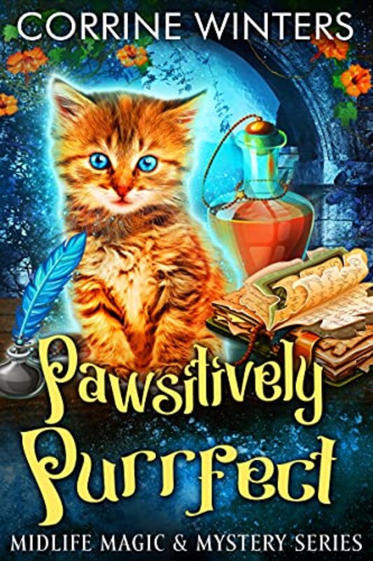 Book cover for "Pawsitively Purrfect" by Corrine Winters