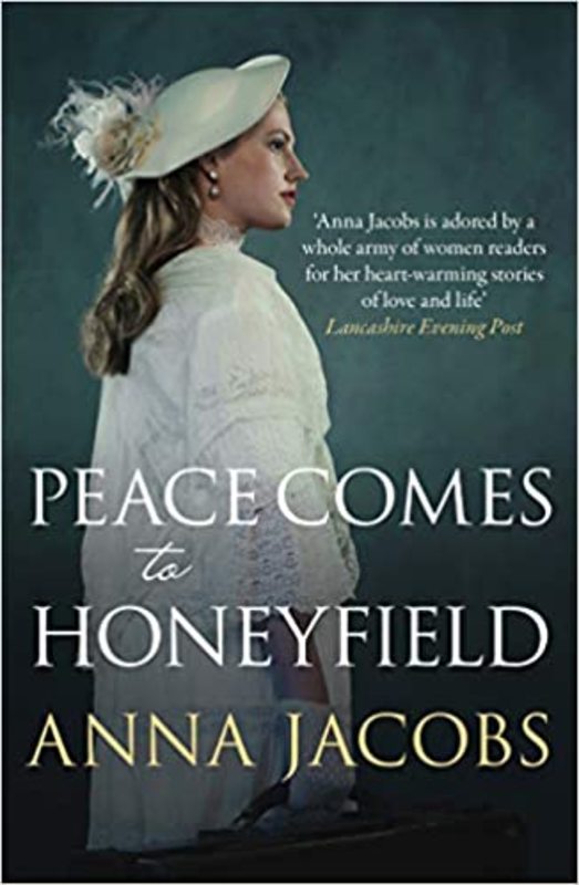 Book cover for "Peace Comes to Honeyfield" by Anna Jacobs